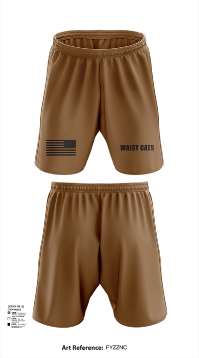 Waist Cats 7546636 Athletic Shorts With Pockets - 101