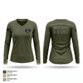 WPD 57885876 Women's Long Sleeve V-neck Shirt - 1