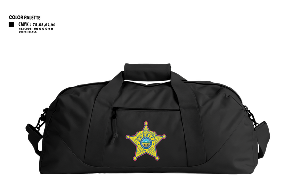 Duffle Bag, Ottawa County Sheriff’s Office, Police, Teamtime, Team time, sublimation, custom sports apparel, team uniforms, spirit wear, spiritwear, sports uniforms, custom shirts, team store, custom team store, fundraiser sports, apparel fundraiser
