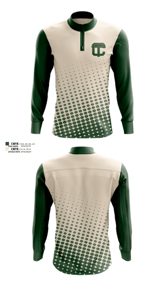 Quarter Zip Jacket, Cass Tech Girls Varsity Tennis, Tennis, Teamtime, Team time, sublimation, custom sports apparel, team uniforms, spirit wear, spiritwear, sports uniforms, custom shirts, team store, custom team store, fundraiser sports, apparel fundraiser