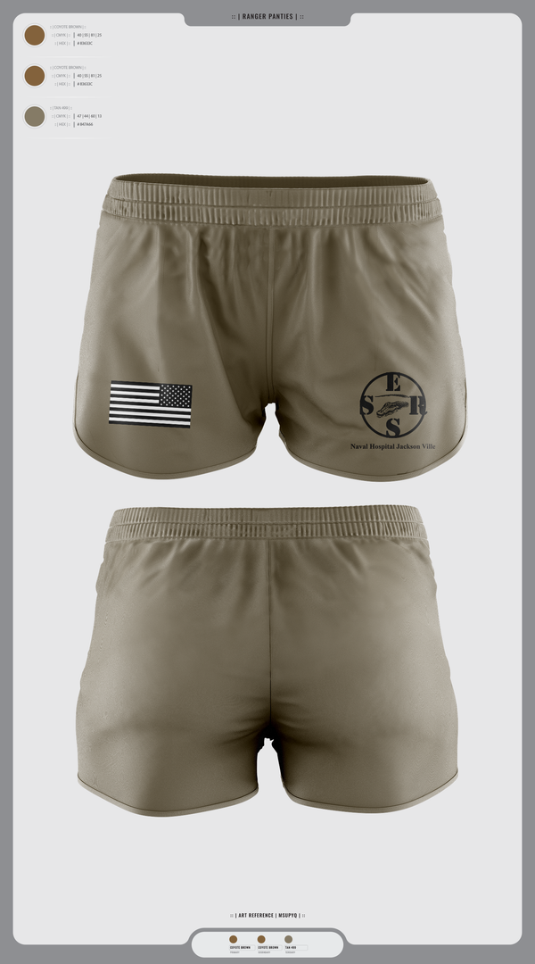 Ranger Panties, Naval Hospital Jacksonville ERSS, , Teamtime, Team time, sublimation, custom sports apparel, team uniforms, spirit wear, spiritwear, sports uniforms, custom shirts, team store, custom team store, fundraiser sports, apparel fundraiser