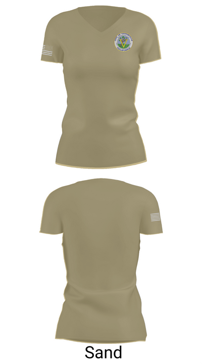 HET 49446548 Women's Short Sleeve V-neck Shirt - 84