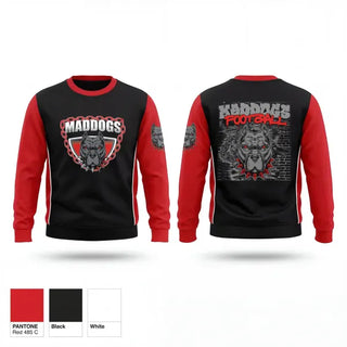 Crew Neck Sweatshirt, Fairview Heights Mad Dogs, , Teamtime, Team time, sublimation, custom sports apparel, team uniforms, spirit wear, spiritwear, sports uniforms, custom shirts, team store, custom team store, fundraiser sports, apparel fundraiser