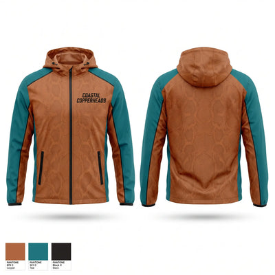 Coastal Copperheads Windbreaker - 1