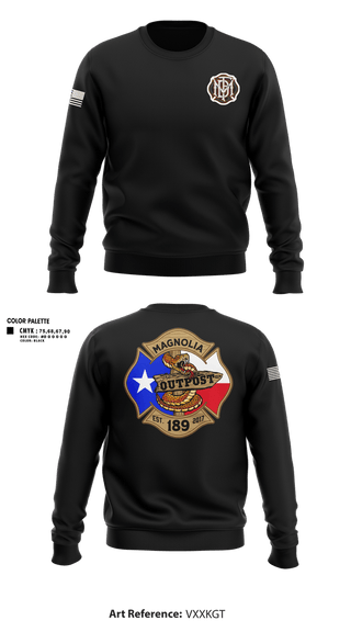 Crew Neck Sweatshirt, Magnolia 189, Fire Department, Teamtime, Team time, sublimation, custom sports apparel, team uniforms, spirit wear, spiritwear, sports uniforms, custom shirts, team store, custom team store, fundraiser sports, apparel fundraiser