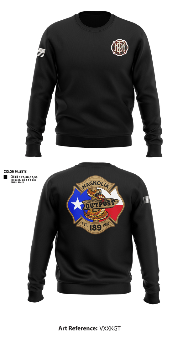 Crew Neck Sweatshirt, Magnolia 189, Fire Department, Teamtime, Team time, sublimation, custom sports apparel, team uniforms, spirit wear, spiritwear, sports uniforms, custom shirts, team store, custom team store, fundraiser sports, apparel fundraiser