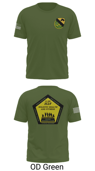 1st Cav 3CR 22311703 Old School Cotton Feel Shirt - 50
