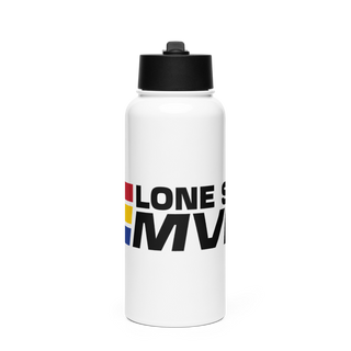 Lone Star MVPA 905145 Stainless Steel Water Bottle with a Straw Lid