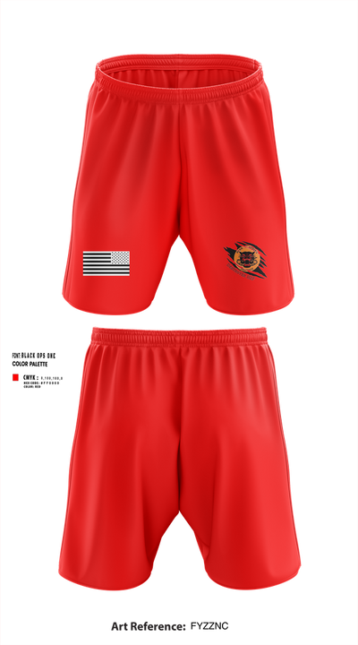434th FA BDE H2F 66050824 Athletic Shorts With Pockets - 105