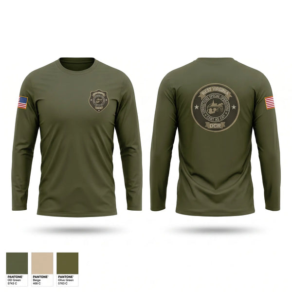 Long Sleeve Performance Shirt, WVDCR Special Operations, Police, Teamtime, Team time, sublimation, custom sports apparel, team uniforms, spirit wear, spiritwear, sports uniforms, custom shirts, team store, custom team store, fundraiser sports, apparel fundraiser