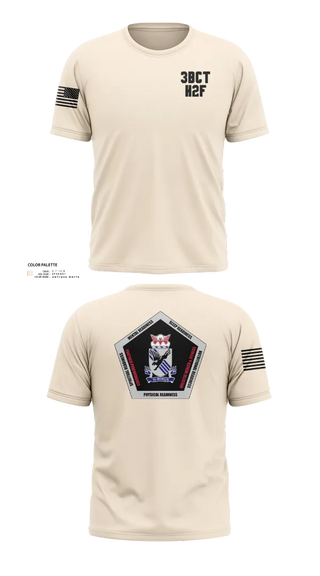 Old School Cotton Feel Shirt, 3BCT H2F, Army, Teamtime, Team time, sublimation, custom sports apparel, team uniforms, spirit wear, spiritwear, sports uniforms, custom shirts, team store, custom team store, fundraiser sports, apparel fundraiser
