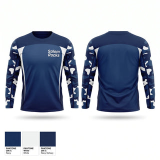 Long Sleeve Performance Shirt, Salem Rocks, Swimming, Teamtime, Team time, sublimation, custom sports apparel, team uniforms, spirit wear, spiritwear, sports uniforms, custom shirts, team store, custom team store, fundraiser sports, apparel fundraiser