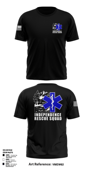 Short Sleeve Performance Shirt, Independence Rescue Squad, EMS/EMT, Teamtime, Team time, sublimation, custom sports apparel, team uniforms, spirit wear, spiritwear, sports uniforms, custom shirts, team store, custom team store, fundraiser sports, apparel fundraiser