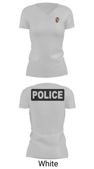 Womens Short Sleeve Vneck Shirt, WRAY POLICE DEPARTMENT, Police, Teamtime, Team time, sublimation, custom sports apparel, team uniforms, spirit wear, spiritwear, sports uniforms, custom shirts, team store, custom team store, fundraiser sports, apparel fundraiser
