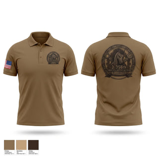 Short Sleeve Performance Polo, 3-356 LSB (Wild Stallions), Army, Teamtime, Team time, sublimation, custom sports apparel, team uniforms, spirit wear, spiritwear, sports uniforms, custom shirts, team store, custom team store, fundraiser sports, apparel fundraiser