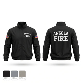 Windbreaker, Angola Fire, Fire Department, Teamtime, Team time, sublimation, custom sports apparel, team uniforms, spirit wear, spiritwear, sports uniforms, custom shirts, team store, custom team store, fundraiser sports, apparel fundraiser