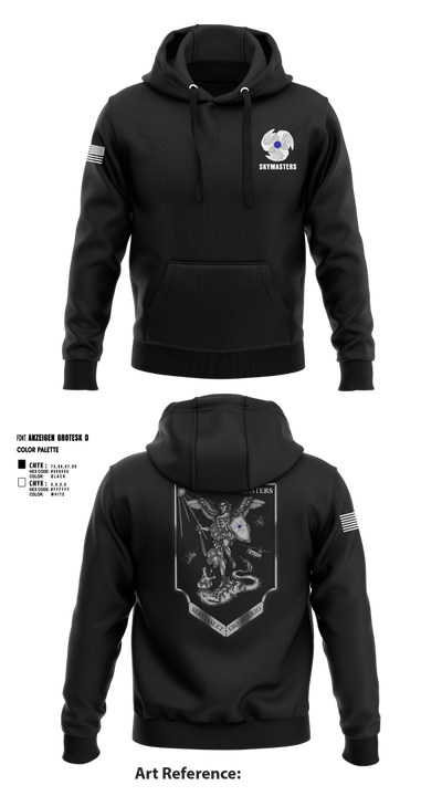 1-222 Aviation Regiment Hoodie - 10