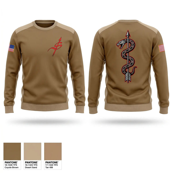 Crew Neck Sweatshirt, Gunslinger, Army, Teamtime, Team time, sublimation, custom sports apparel, team uniforms, spirit wear, spiritwear, sports uniforms, custom shirts, team store, custom team store, fundraiser sports, apparel fundraiser