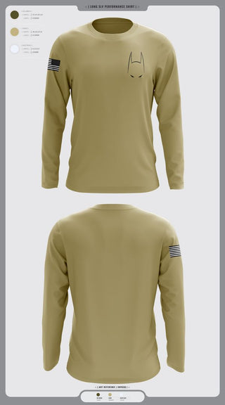 Long Sleeve Performance Shirt, Bat, Army, Teamtime, Team time, sublimation, custom sports apparel, team uniforms, spirit wear, spiritwear, sports uniforms, custom shirts, team store, custom team store, fundraiser sports, apparel fundraiser