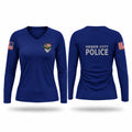 Heber City Police Department Women's Long Sleeve V-neck Shirt - 1