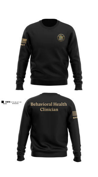 Crew Neck Sweatshirt, BHIT, Police, Teamtime, Team time, sublimation, custom sports apparel, team uniforms, spirit wear, spiritwear, sports uniforms, custom shirts, team store, custom team store, fundraiser sports, apparel fundraiser