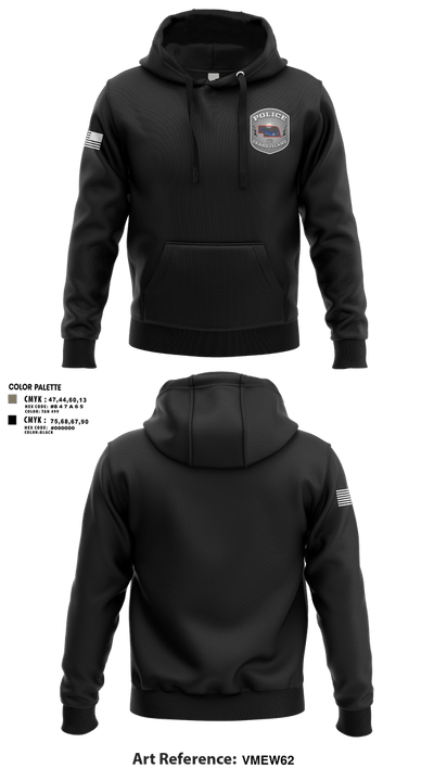 Grand Island Police Department 91612603 Hoodie - 32