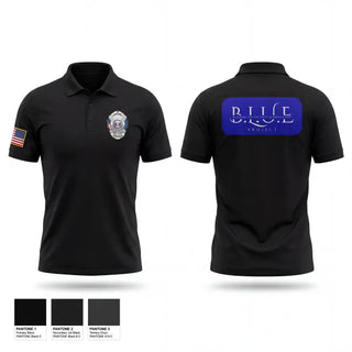 Short Sleeve Performance Polo, Great Falls Police Department, Police, Teamtime, Team time, sublimation, custom sports apparel, team uniforms, spirit wear, spiritwear, sports uniforms, custom shirts, team store, custom team store, fundraiser sports, apparel fundraiser