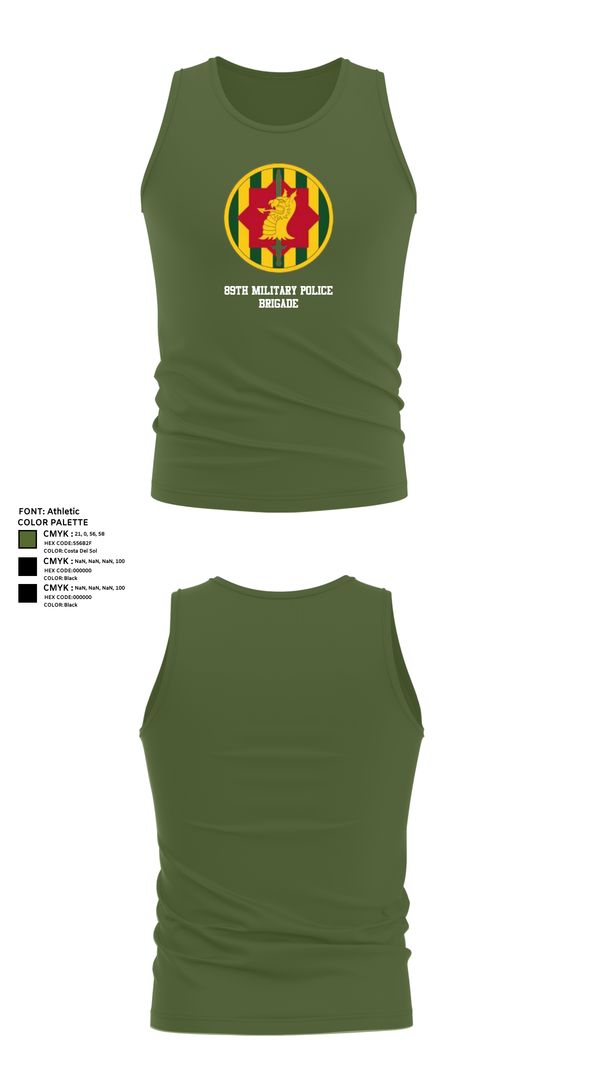 Tank Top, 89th military police brigade, , Teamtime, Team time, sublimation, custom sports apparel, team uniforms, spirit wear, spiritwear, sports uniforms, custom shirts, team store, custom team store, fundraiser sports, apparel fundraiser