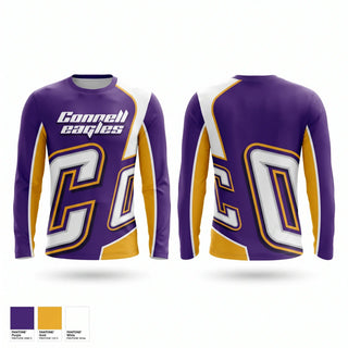 Long Sleeve Performance Shirt, Connell eagles, Men's Basketball, Teamtime, Team time, sublimation, custom sports apparel, team uniforms, spirit wear, spiritwear, sports uniforms, custom shirts, team store, custom team store, fundraiser sports, apparel fundraiser