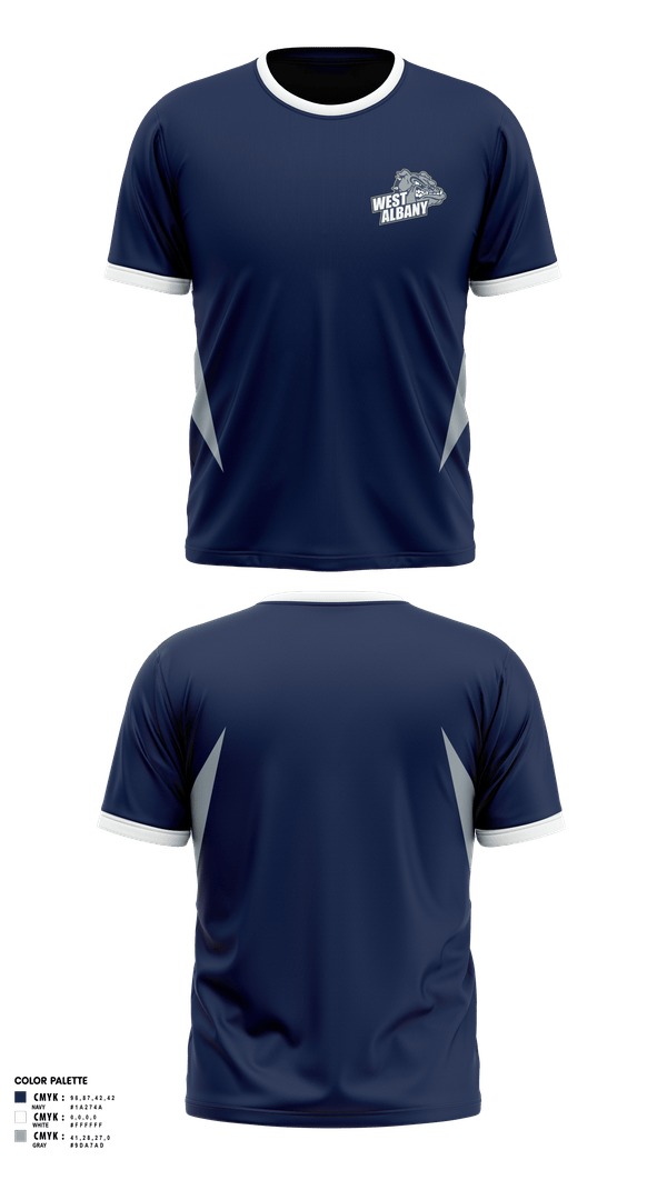 Short Sleeve Performance Shirt, West Albany Bulldogs, Men's Lacrosse, Teamtime, Team time, sublimation, custom sports apparel, team uniforms, spirit wear, spiritwear, sports uniforms, custom shirts, team store, custom team store, fundraiser sports, apparel fundraiser