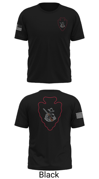 Old School Cotton Feel Shirt, B CO 1-114TH AVN S&S, Army, Teamtime, Team time, sublimation, custom sports apparel, team uniforms, spirit wear, spiritwear, sports uniforms, custom shirts, team store, custom team store, fundraiser sports, apparel fundraiser