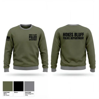 Crew Neck Sweatshirt, HOKES BLUFF POLICE DEPARTMENT, Police, Teamtime, Team time, sublimation, custom sports apparel, team uniforms, spirit wear, spiritwear, sports uniforms, custom shirts, team store, custom team store, fundraiser sports, apparel fundraiser