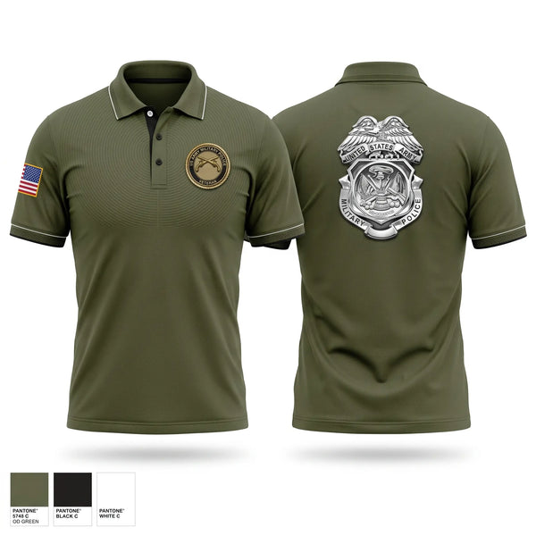Short Sleeve Performance Polo, 373rd Military Police Det, Army, Teamtime, Team time, sublimation, custom sports apparel, team uniforms, spirit wear, spiritwear, sports uniforms, custom shirts, team store, custom team store, fundraiser sports, apparel fundraiser