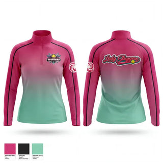 Quarter Zip Jacket, Lady Sluggers, Softball, Teamtime, Team time, sublimation, custom sports apparel, team uniforms, spirit wear, spiritwear, sports uniforms, custom shirts, team store, custom team store, fundraiser sports, apparel fundraiser