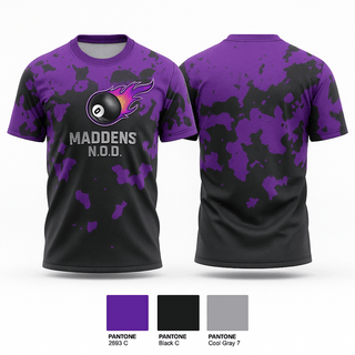 Short Sleeve Performance Shirt, Maddens N.O.D., Bowling, Teamtime, Team time, sublimation, custom sports apparel, team uniforms, spirit wear, spiritwear, sports uniforms, custom shirts, team store, custom team store, fundraiser sports, apparel fundraiser