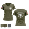 V3/7 Women's Short Sleeve V-neck Shirt - 1
