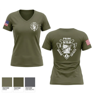 Womens Short Sleeve Vneck Shirt, V3/7, Marines, Teamtime, Team time, sublimation, custom sports apparel, team uniforms, spirit wear, spiritwear, sports uniforms, custom shirts, team store, custom team store, fundraiser sports, apparel fundraiser