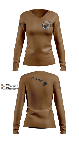 Womens Long Sleeve Vneck Shirt, SDVT1, Navy, Teamtime, Team time, sublimation, custom sports apparel, team uniforms, spirit wear, spiritwear, sports uniforms, custom shirts, team store, custom team store, fundraiser sports, apparel fundraiser