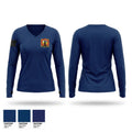 St. Ignace Fire Department 54583827 Women's Long Sleeve V-neck Shirt - 1