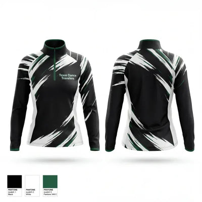 Texas Dance Travelers 83254367 Quarter Zip Jacket - 1