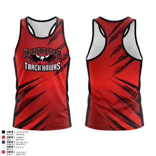 Mens Track Singlet, Carolina Track Hawks, Track & Field, Teamtime, Team time, sublimation, custom sports apparel, team uniforms, spirit wear, spiritwear, sports uniforms, custom shirts, team store, custom team store, fundraiser sports, apparel fundraiser