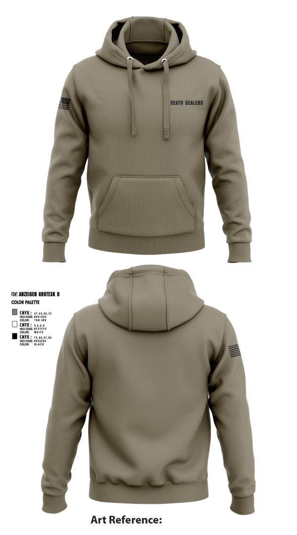 Hoodie, Death dealers, , Teamtime, Team time, sublimation, custom sports apparel, team uniforms, spirit wear, spiritwear, sports uniforms, custom shirts, team store, custom team store, fundraiser sports, apparel fundraiser