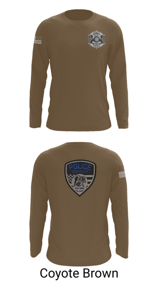 Long Sleeve Performance Shirt, Dewey Police Department, , Teamtime, Team time, sublimation, custom sports apparel, team uniforms, spirit wear, spiritwear, sports uniforms, custom shirts, team store, custom team store, fundraiser sports, apparel fundraiser