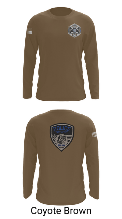Dewey Police Department 16354640 Long Sleeve Performance Shirt 6