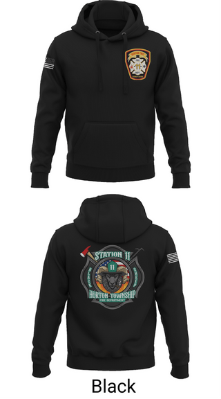 Hoodie, Horton Township, Fire Department, Teamtime, Team time, sublimation, custom sports apparel, team uniforms, spirit wear, spiritwear, sports uniforms, custom shirts, team store, custom team store, fundraiser sports, apparel fundraiser