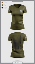Jet Det 9275706 Women's Short Sleeve V-neck Shirt - 31