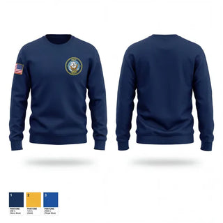 Crew Neck Sweatshirt, NJROTC, Navy, Teamtime, Team time, sublimation, custom sports apparel, team uniforms, spirit wear, spiritwear, sports uniforms, custom shirts, team store, custom team store, fundraiser sports, apparel fundraiser