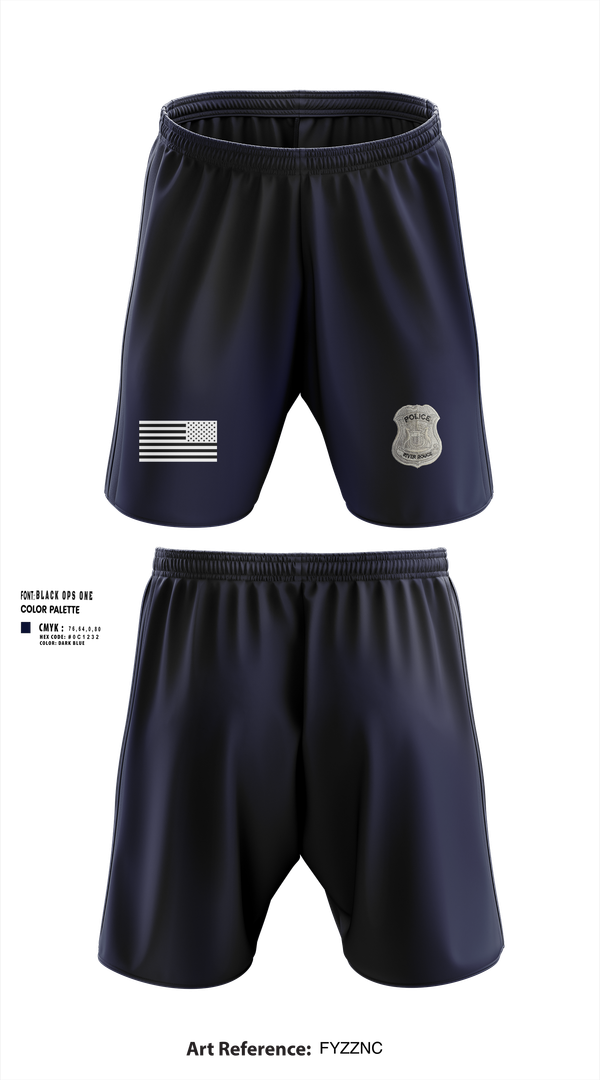 Athletic Shorts With Pockets, RRPD, Police, Teamtime, Team time, sublimation, custom sports apparel, team uniforms, spirit wear, spiritwear, sports uniforms, custom shirts, team store, custom team store, fundraiser sports, apparel fundraiser