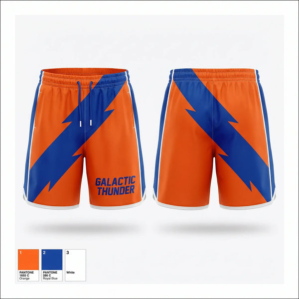 Athletic Shorts With Pockets, Galactic Thunder, Men's Soccer, Teamtime, Team time, sublimation, custom sports apparel, team uniforms, spirit wear, spiritwear, sports uniforms, custom shirts, team store, custom team store, fundraiser sports, apparel fundraiser