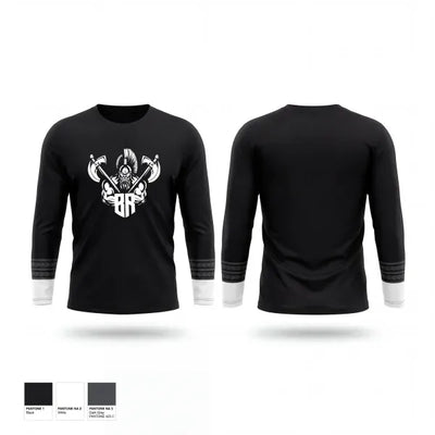 Barbarians Hawaii 57662281 Long Sleeve Performance Shirt 2